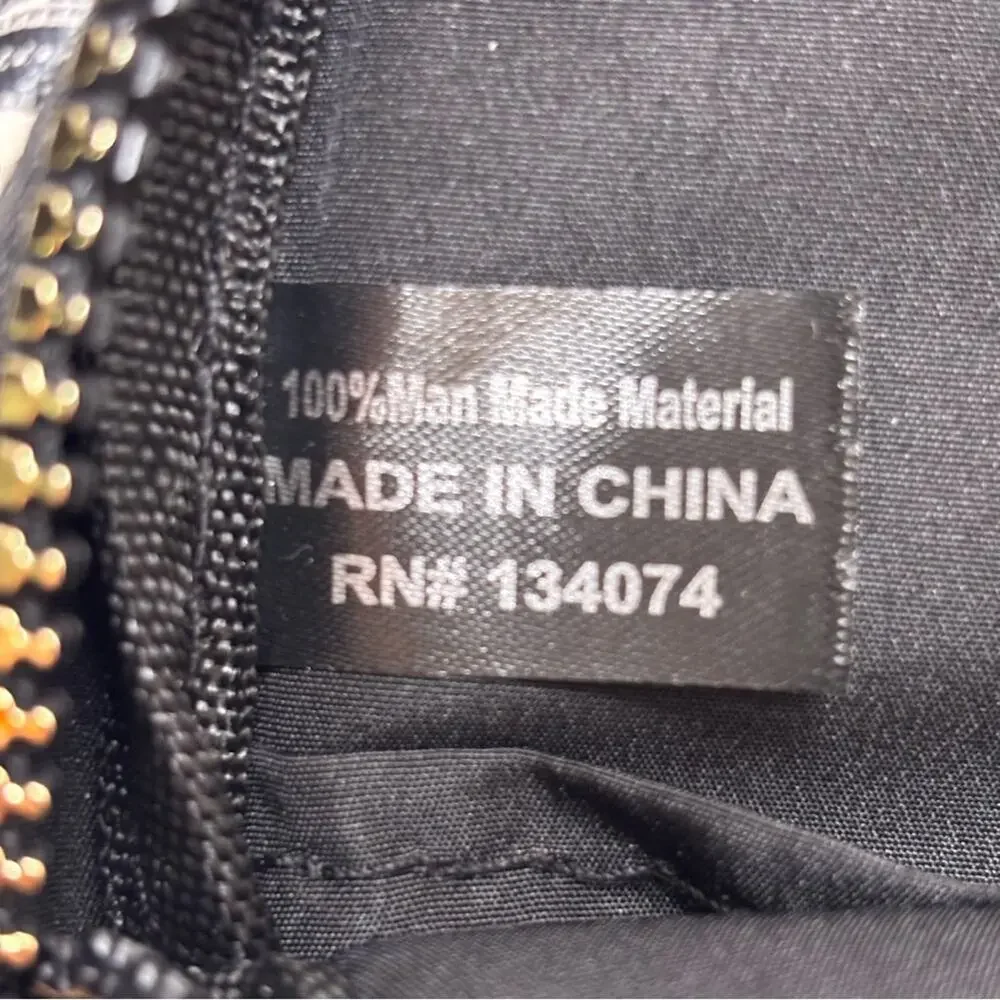 Chic Parisian Print Sling Bag Backpack